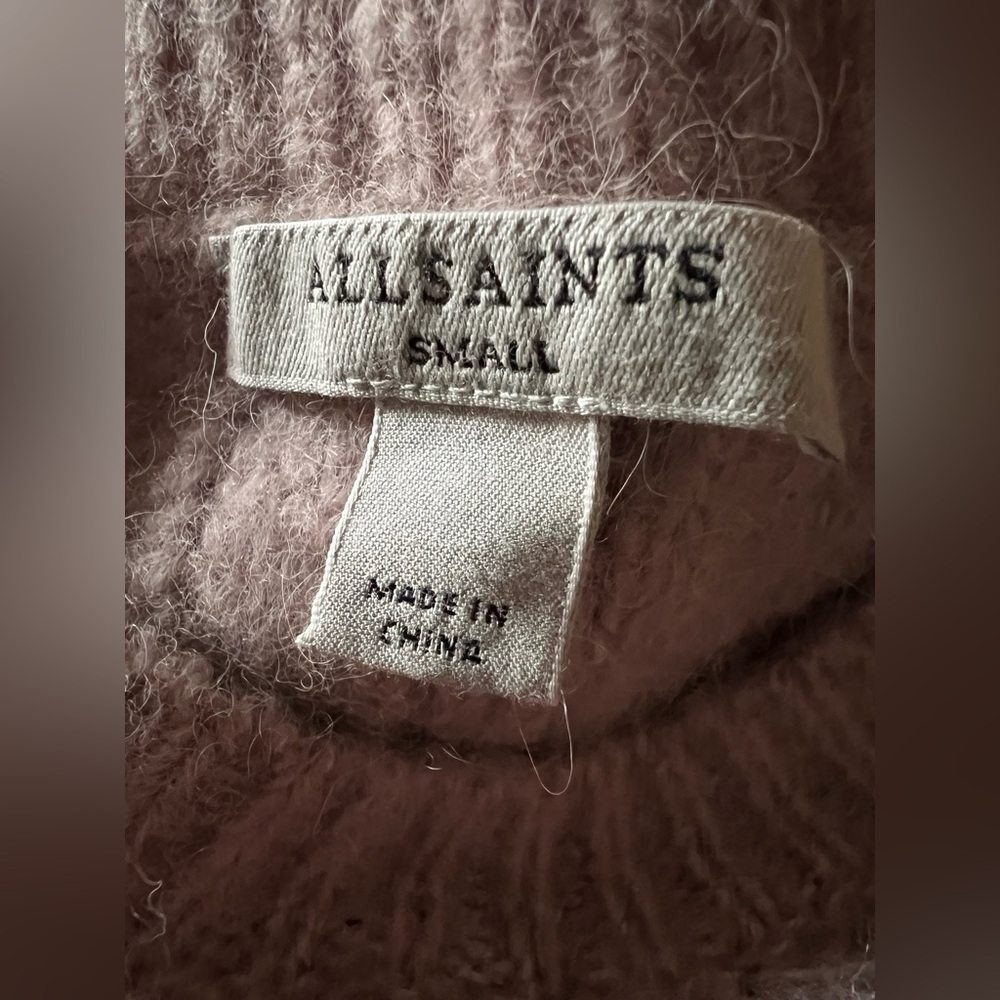 All Saints Selena Asymmetric Wool Blend Jumper! Size Small! Great condition! - Picture 7 of 13